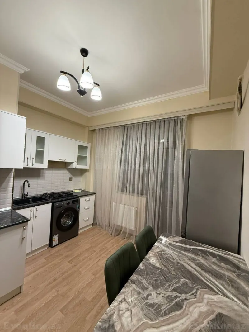 Kirayə verilir 3 otaqlı Mənzil Yeni tikili 70 m² Nərimanov r. - şəkil 7
