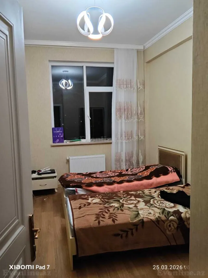 Kirayə verilir 3 otaqlı Mənzil Yeni tikili 75 m² Binəqədi r. - şəkil 2
