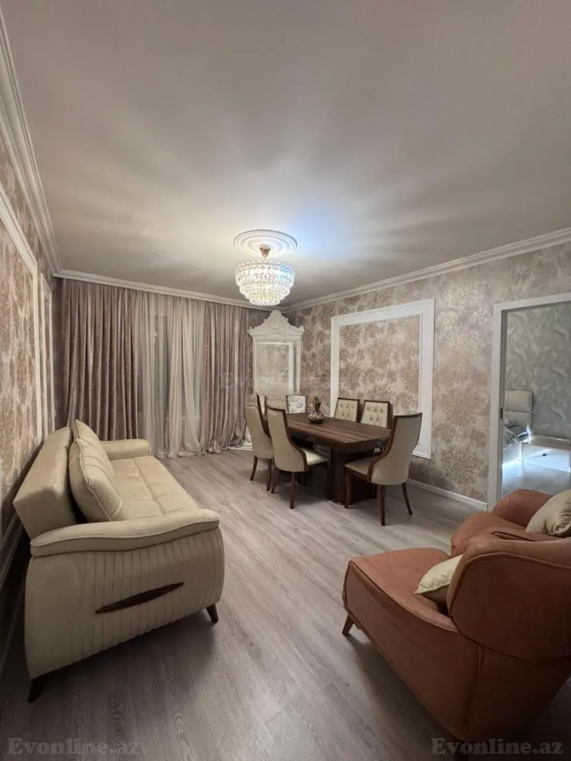 Satılır 4 otaqlı Mənzil Köhnə tikili 115 m² Gənclik m. - şəkil 2