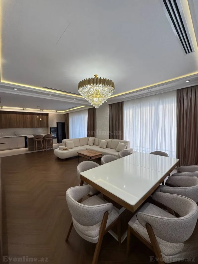 Kirayə verilir 3 otaqlı Mənzil Yeni tikili 157 m² Ağ şəhər