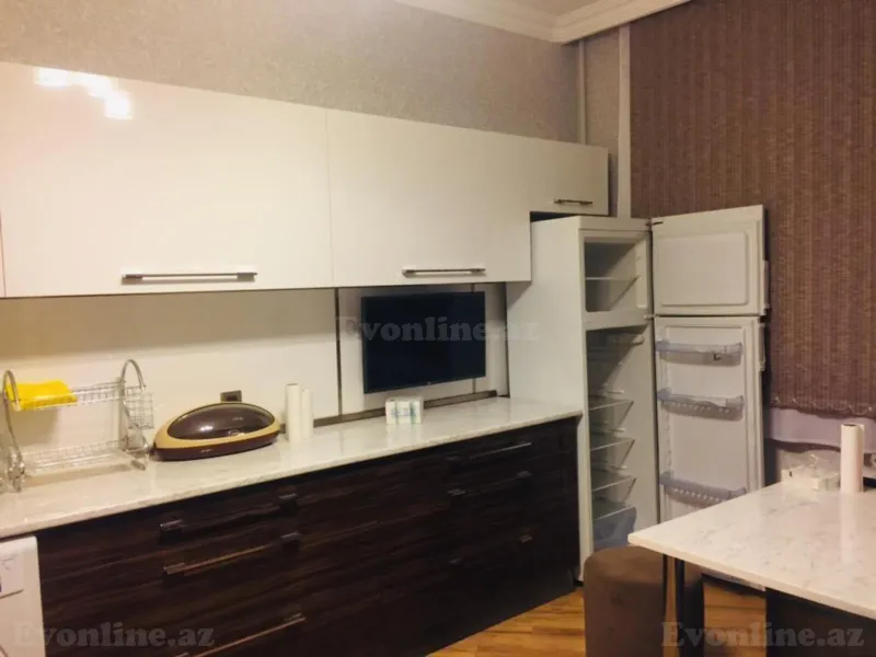 Kirayə verilir 3 otaqlı Mənzil Yeni tikili 100 m² Nəsimi r. - şəkil 6
