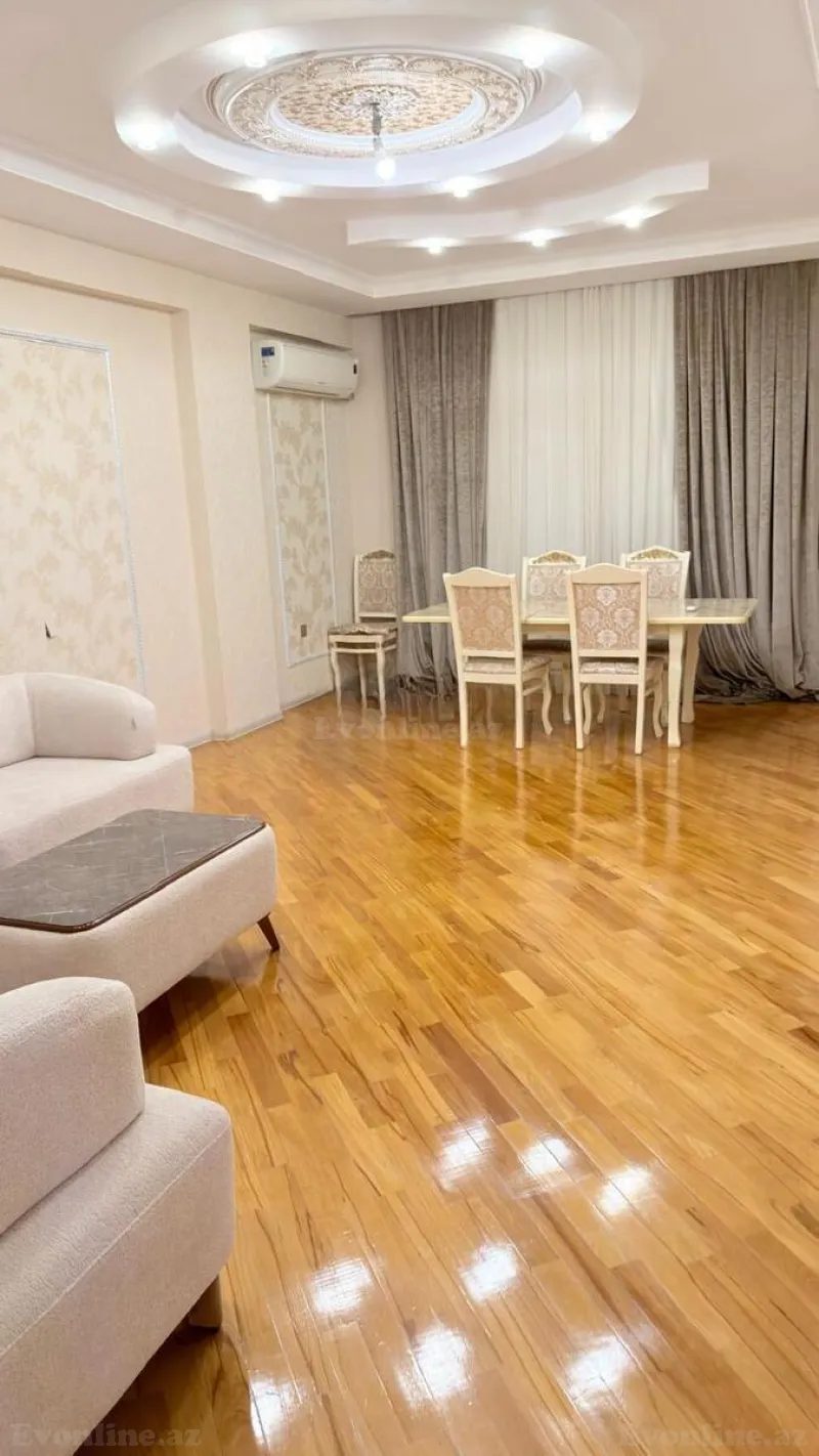 Kirayə verilir 3 otaqlı Mənzil Yeni tikili 120 m² Həzi Aslanov
