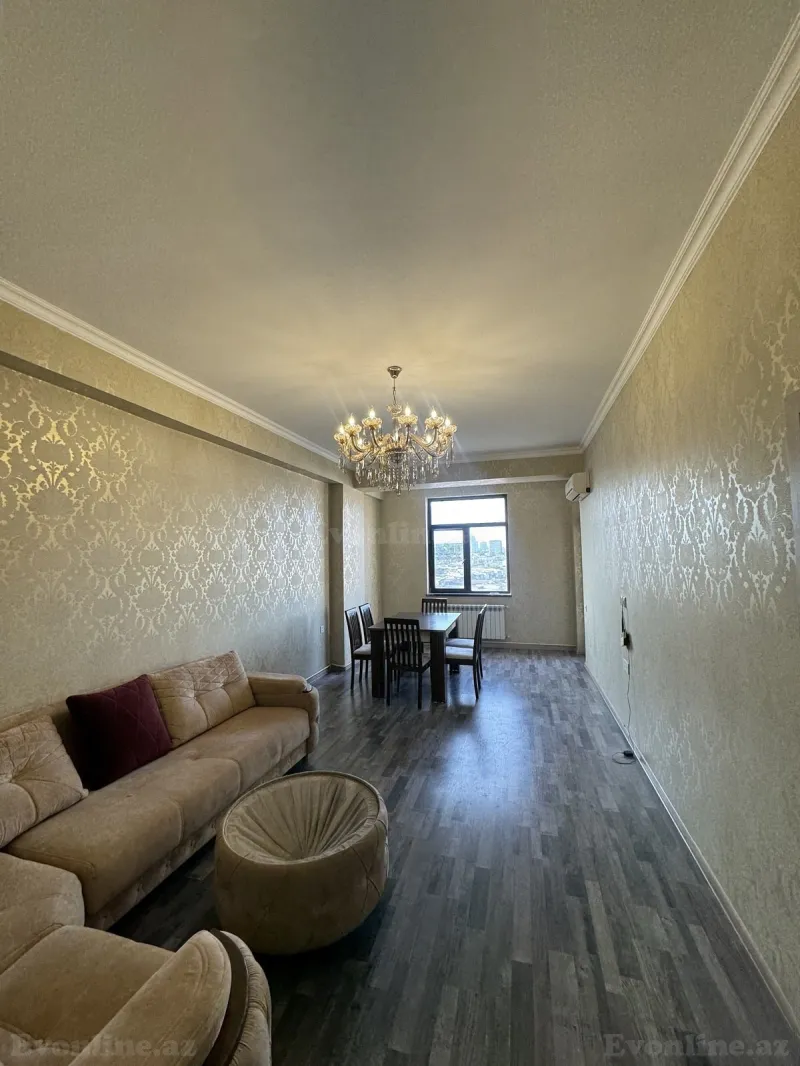 Kirayə verilir 3 otaqlı Mənzil Yeni tikili 100 m² Nəsimi r.