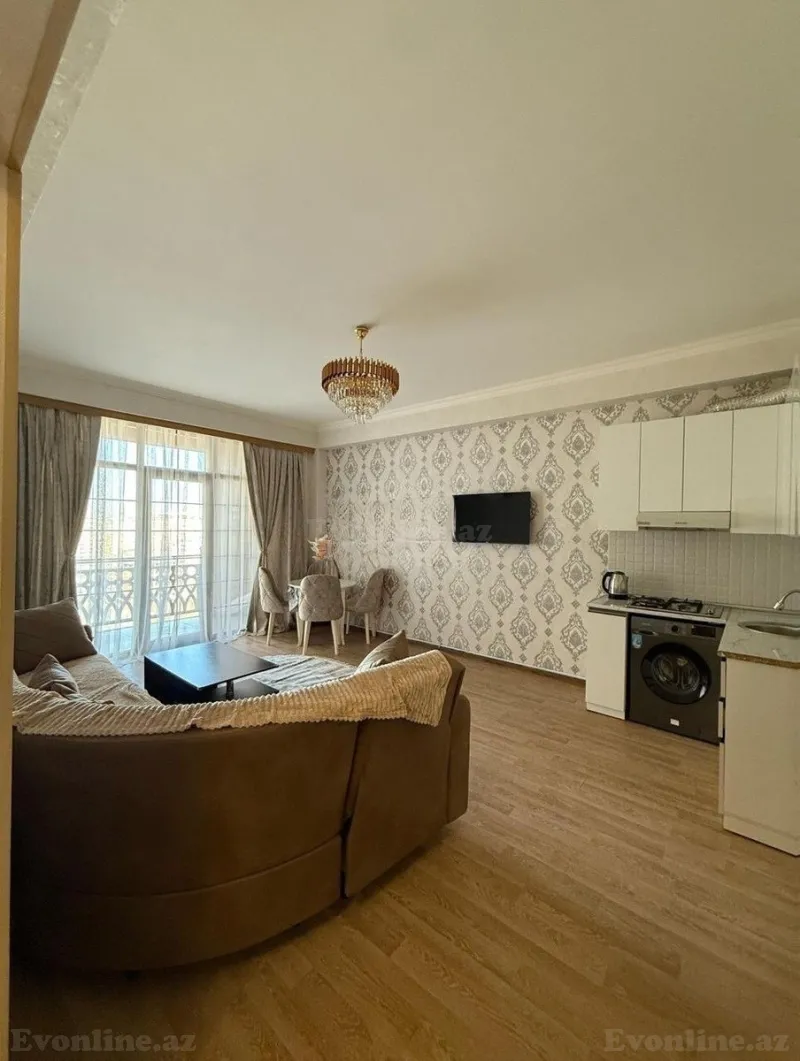 Kirayə verilir 1 otaqlı Mənzil Yeni tikili 45 m² 28 May m. - şəkil 2