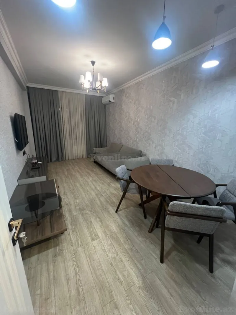 Kirayə verilir 2 otaqlı Mənzil Yeni tikili 87 m² Nərimanov r. - şəkil 3