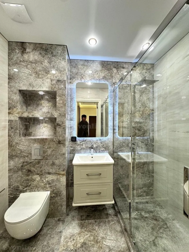 Satılır 2 otaqlı Mənzil Yeni tikili 64 m² Elmlər Akademiyası m. - şəkil 7