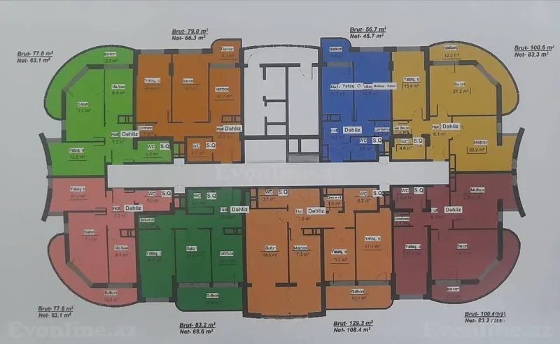 Satılır 2 otaqlı Mənzil Yeni tikili 778 m² Lökbatan - şəkil 5