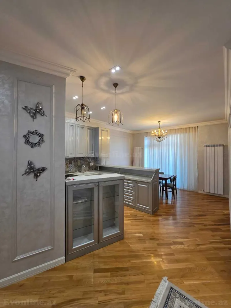 Kirayə verilir 3 otaqlı Mənzil Yeni tikili 103 m² 8 Noyabr m. - şəkil 2