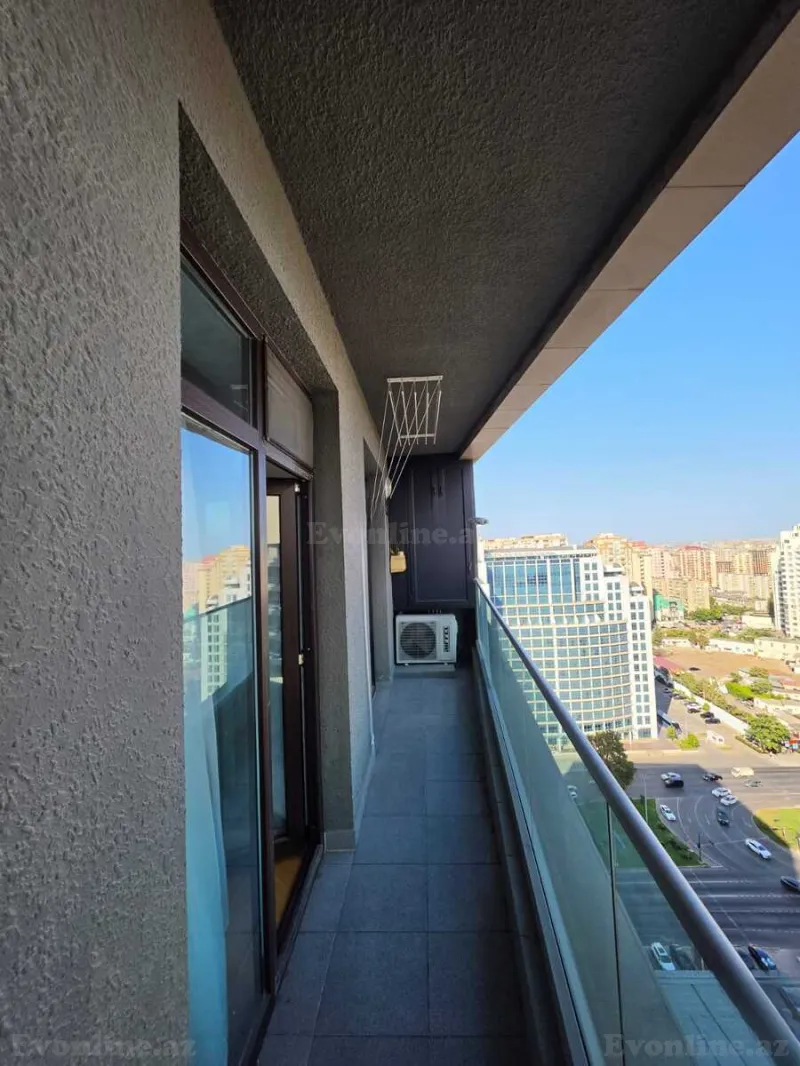 Kirayə verilir 3 otaqlı Mənzil Yeni tikili 103 m² 8 Noyabr m. - şəkil 19