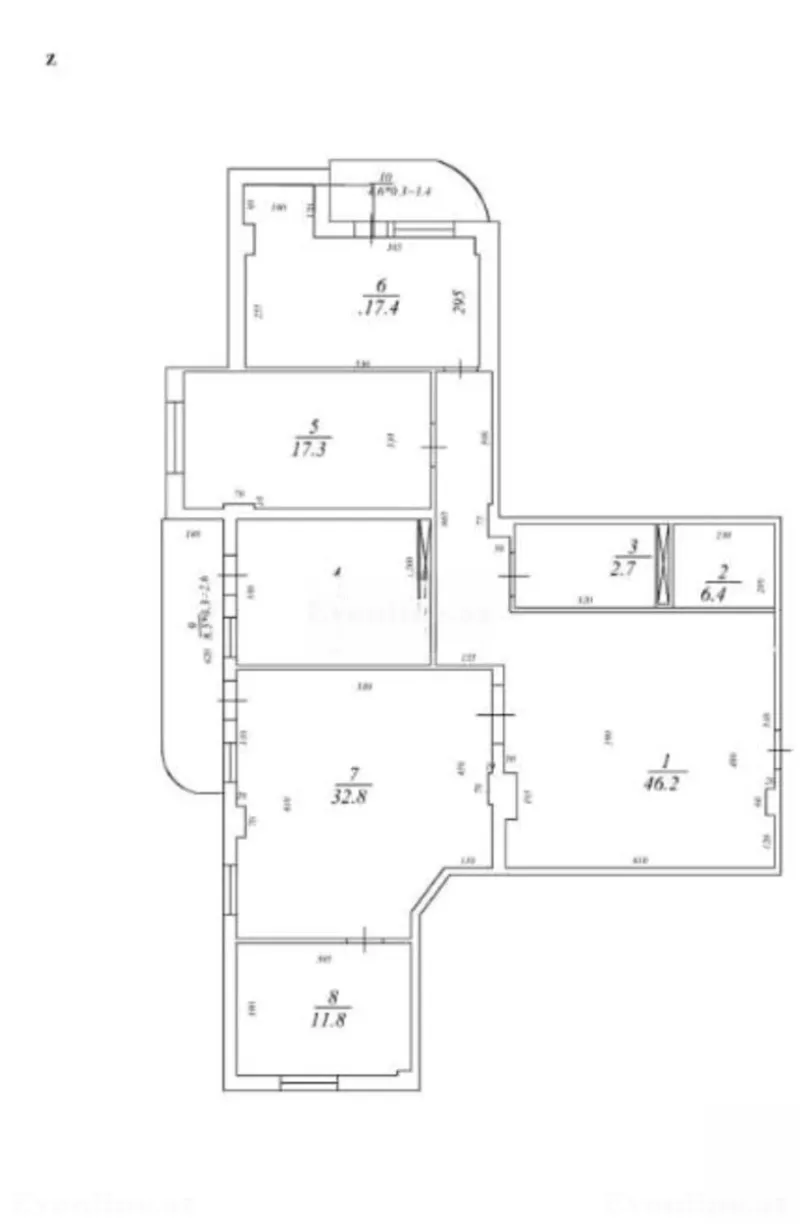 Satılır 4 otaqlı Mənzil Yeni tikili 1525 m² 8-ci mikrorayon - şəkil 4