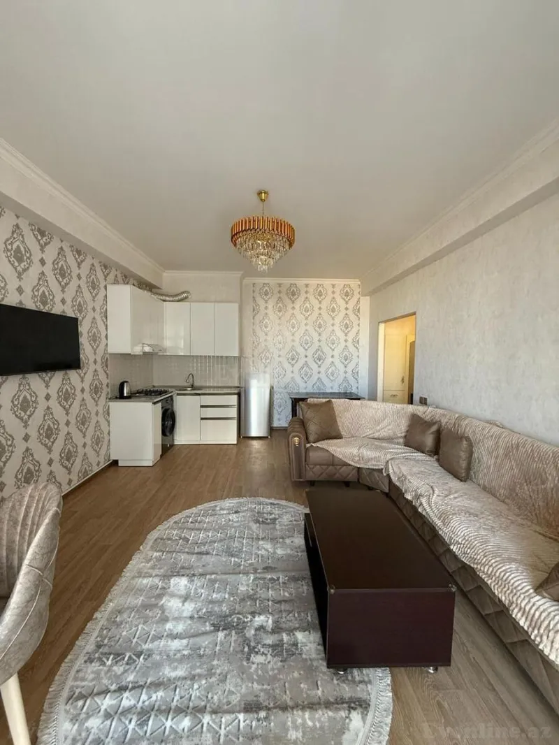 Kirayə verilir 1 otaqlı Mənzil Yeni tikili 46 m² 28 May m. - şəkil 2