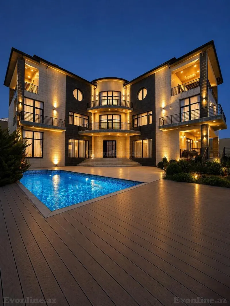 Satılır 10 otaqlı Həyət evi 1200 m² Badamdar - şəkil 2