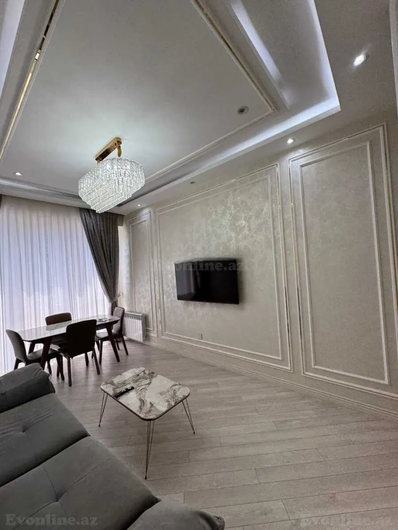 Kirayə verilir 2 otaqlı Mənzil Yeni tikili 65 m² Nəsimi r. - şəkil 2