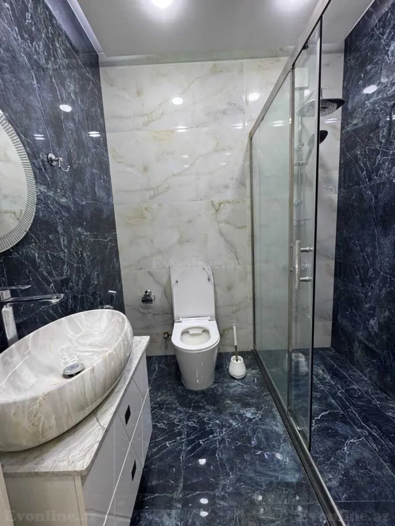 Kirayə verilir 2 otaqlı Mənzil Yeni tikili 65 m² Nəsimi r. - şəkil 9