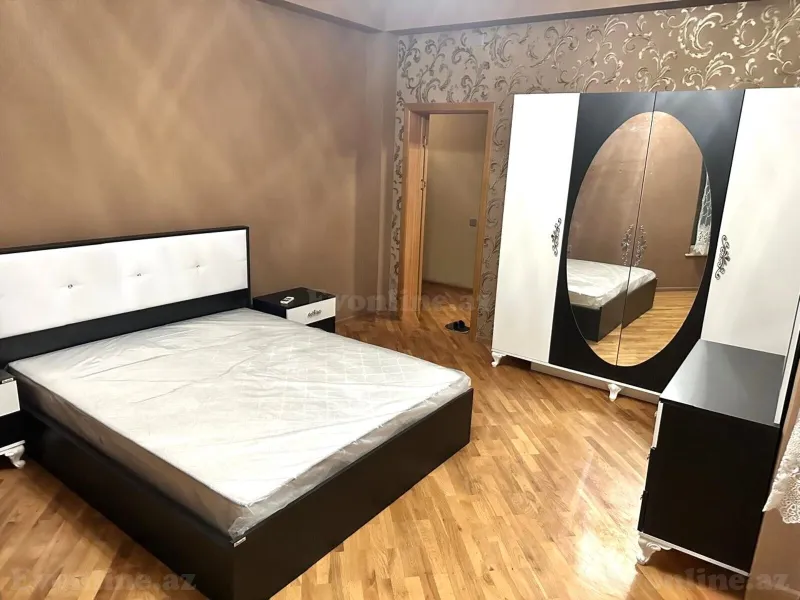 Kirayə verilir 3 otaqlı Mənzil Yeni tikili 130 m² Nəsimi r. - şəkil 3