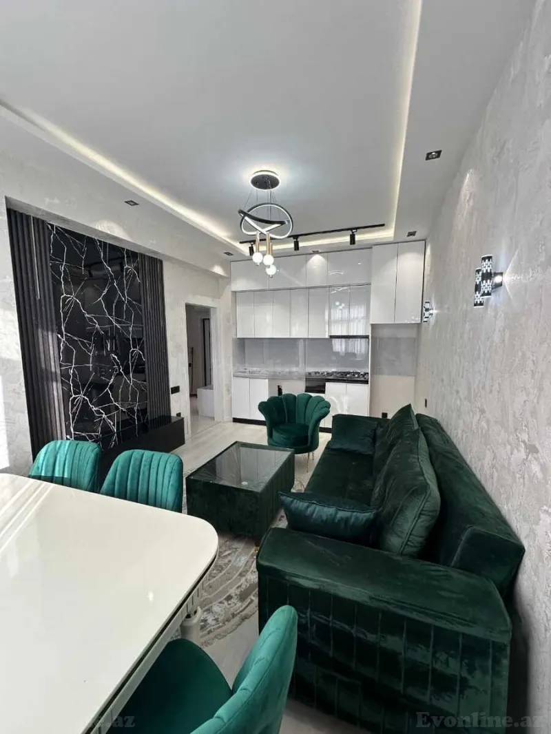 Kirayə verilir 2 otaqlı Mənzil Yeni tikili 70 m² Xətai r. - şəkil 3