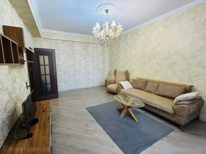 Kirayə verilir 2 otaqlı Mənzil Yeni tikili 80 m² Həzi Aslanov m. - şəkil 2