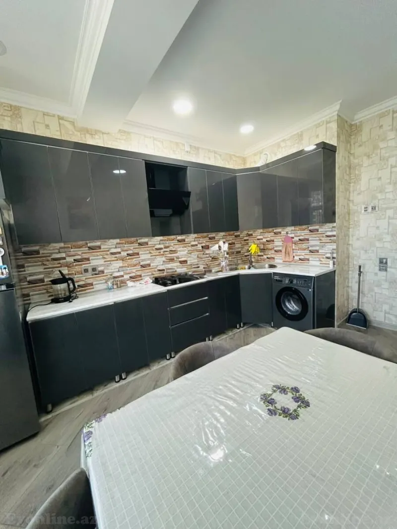 Kirayə verilir 2 otaqlı Mənzil Yeni tikili 80 m² Həzi Aslanov m. - şəkil 8