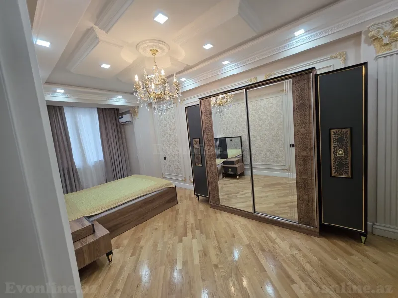 Kirayə verilir 4 otaqlı Mənzil Yeni tikili 138 m² Nəsimi r. - şəkil 2