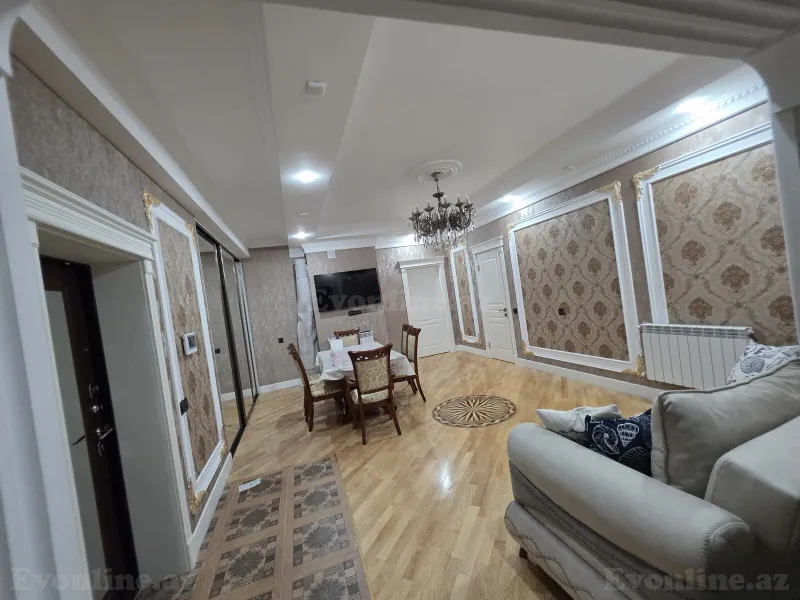 Kirayə verilir 4 otaqlı Mənzil Yeni tikili 138 m² Nəsimi r. - şəkil 6