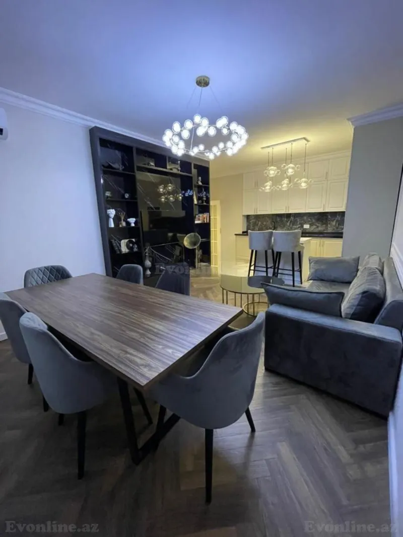 Kirayə verilir 3 otaqlı Mənzil Yeni tikili 105 m² 8 Noyabr m. - şəkil 2
