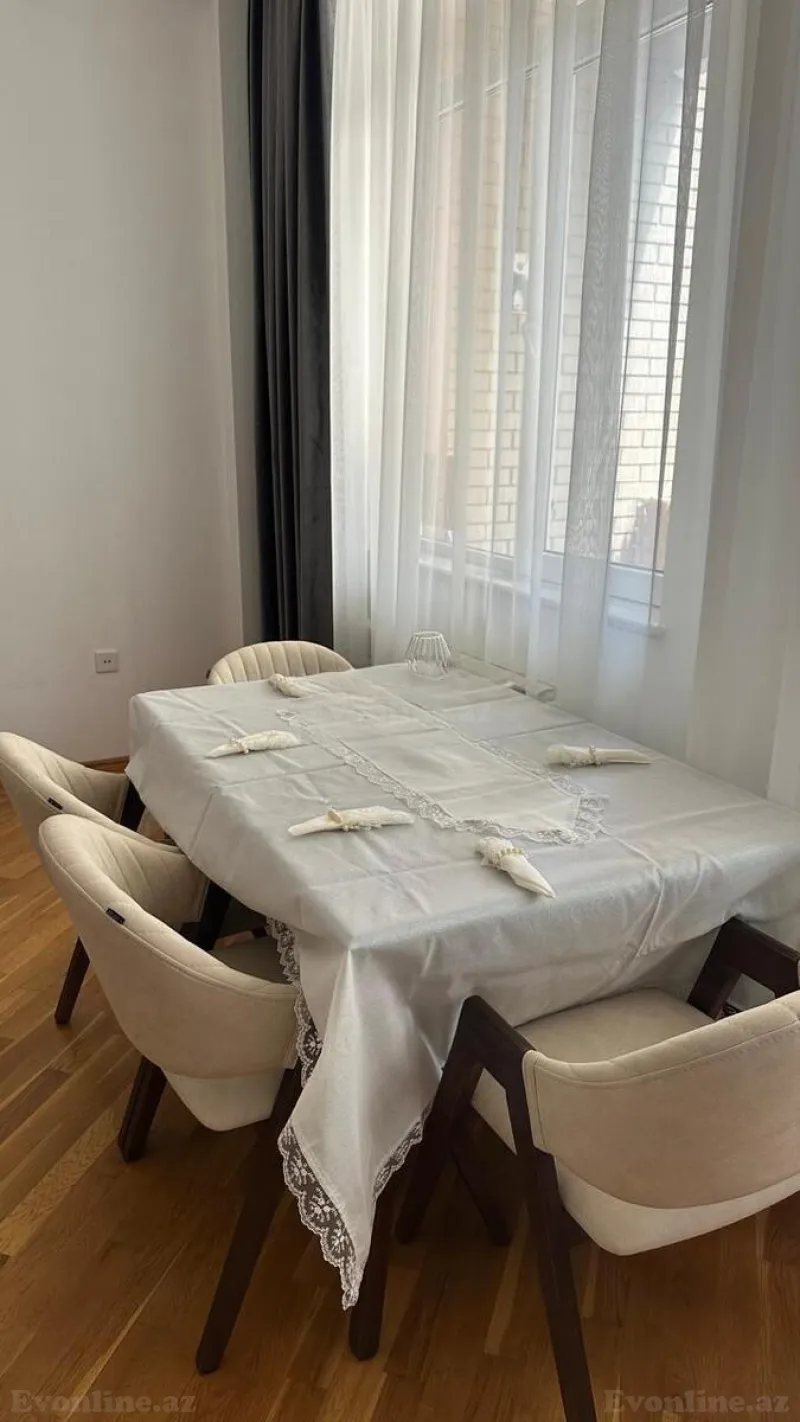 Kirayə verilir 3 otaqlı Mənzil Yeni tikili 100 m² Nəsimi r. - şəkil 2