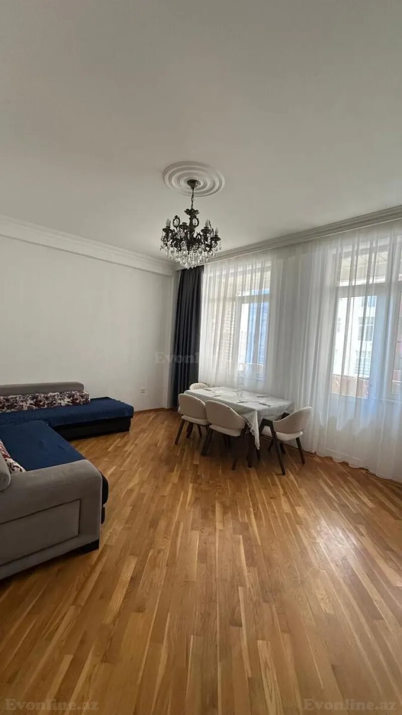 Kirayə verilir 3 otaqlı Mənzil Yeni tikili 100 m² Nəsimi r. - şəkil 9