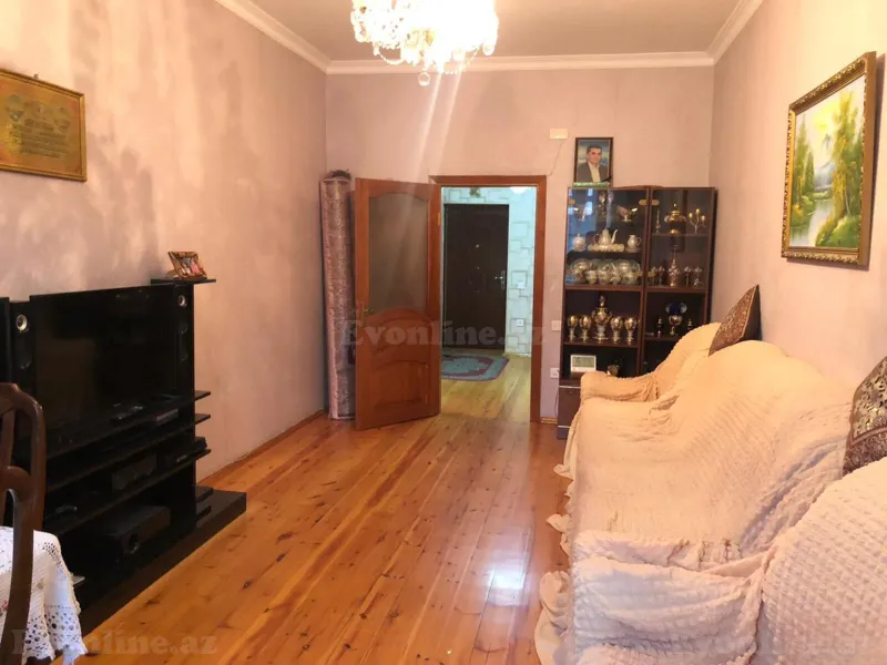 Satılır 3 otaqlı Mənzil Yeni tikili 80 m² Həzi Aslanov m. - şəkil 2
