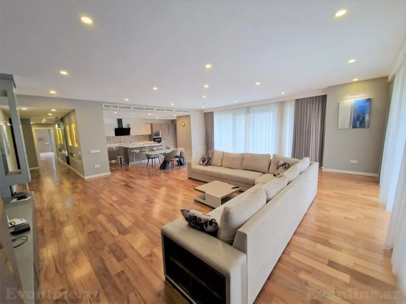 Kirayə verilir 4 otaqlı Mənzil Yeni tikili 370 m² Nəsimi r. - şəkil 2