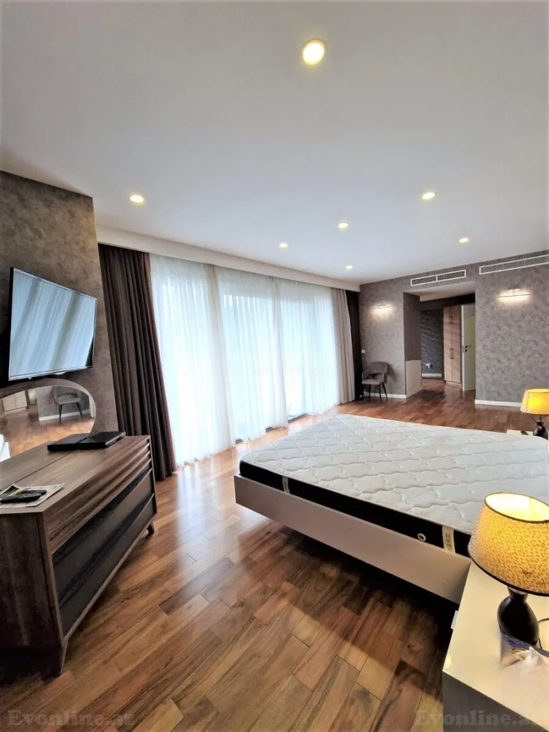 Kirayə verilir 4 otaqlı Mənzil Yeni tikili 370 m² Nəsimi r. - şəkil 7