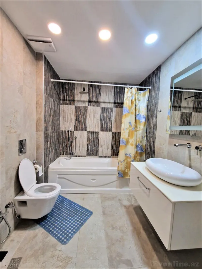 Kirayə verilir 4 otaqlı Mənzil Yeni tikili 370 m² Nəsimi r. - şəkil 13