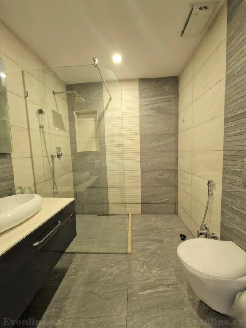 Kirayə verilir 4 otaqlı Mənzil Yeni tikili 370 m² Nəsimi r. - şəkil 15