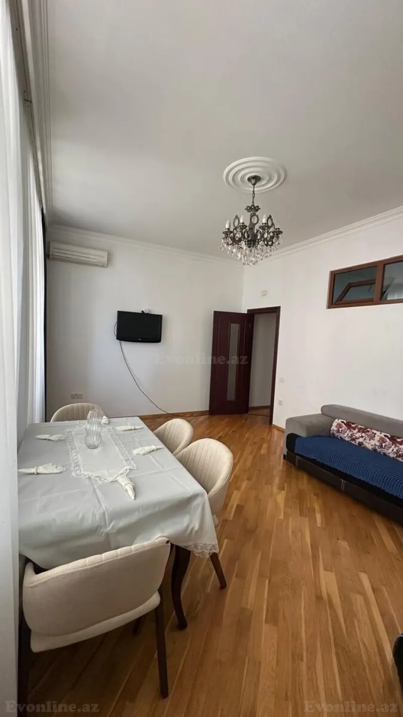Kirayə verilir 3 otaqlı Mənzil Yeni tikili 100 m² Nəsimi r. - şəkil 3