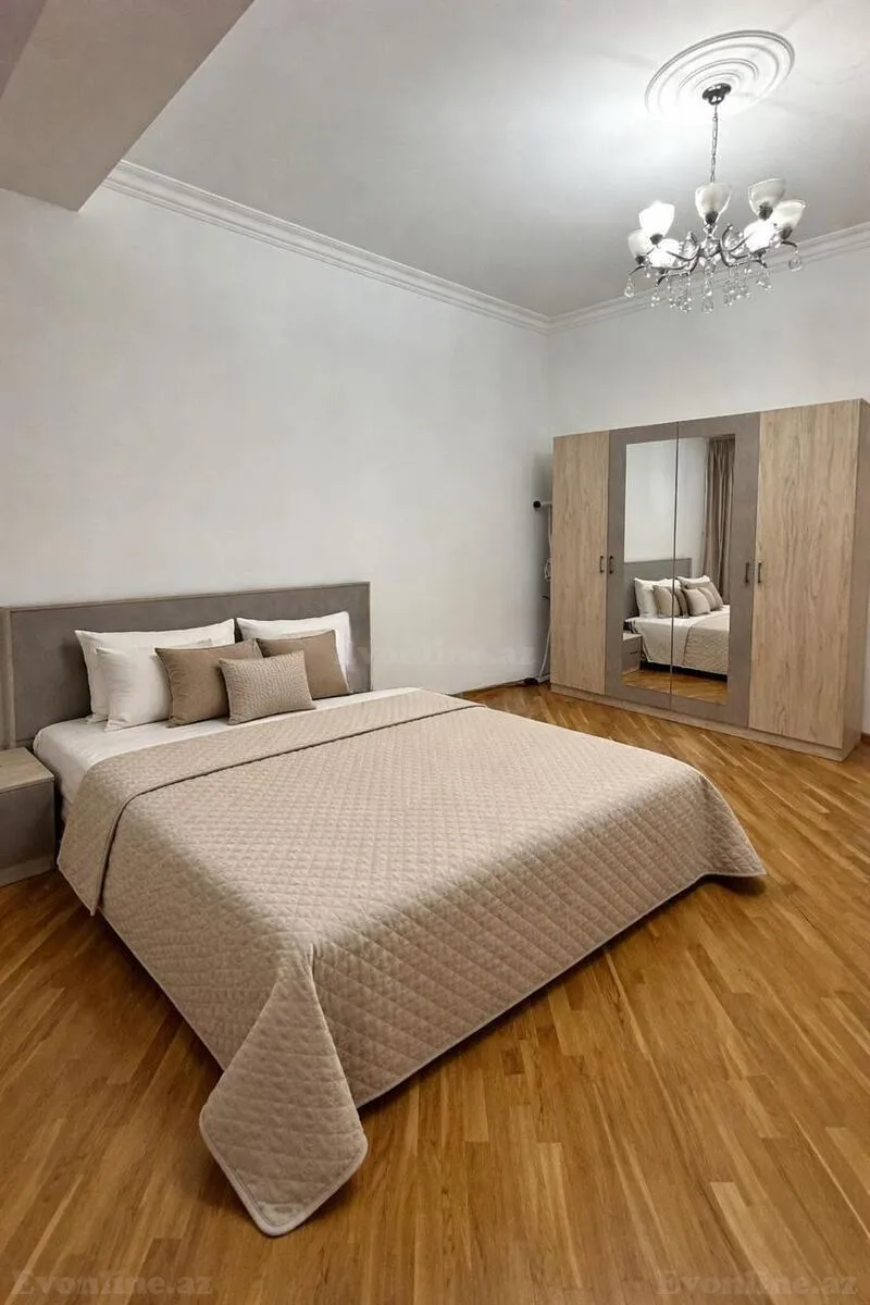 Kirayə verilir 3 otaqlı Mənzil Yeni tikili 100 m² Nəsimi r. - şəkil 6