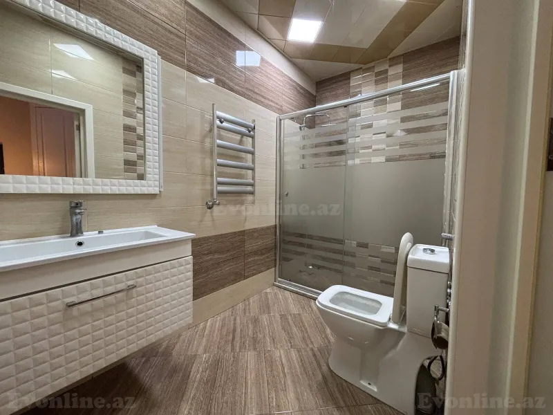 Kirayə verilir 3 otaqlı Mənzil Yeni tikili 135 m² Nəsimi r. - şəkil 10