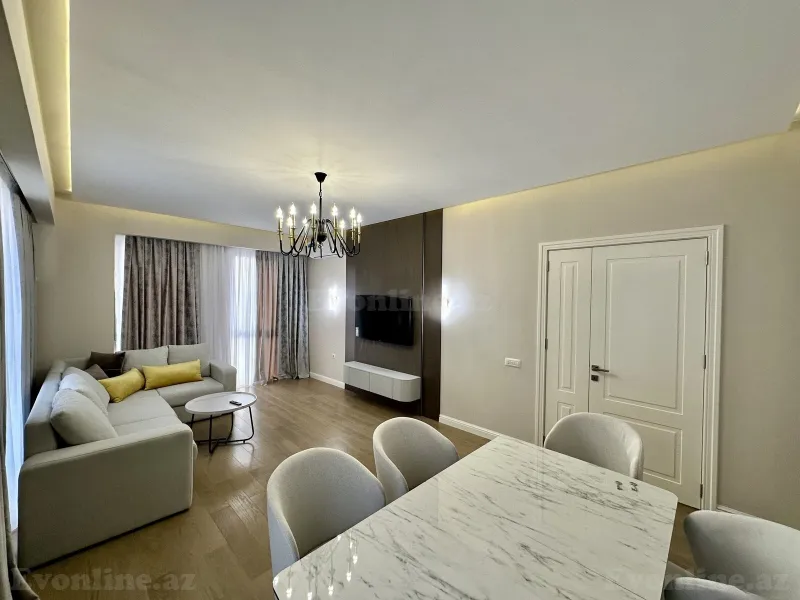Kirayə verilir 3 otaqlı Mənzil Yeni tikili 110 m² Bakmil m. - şəkil 3