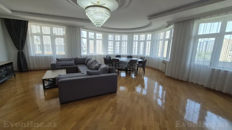 Kirayə verilir 3 otaqlı Mənzil Yeni tikili 165 m² Gənclik m. - şəkil 2