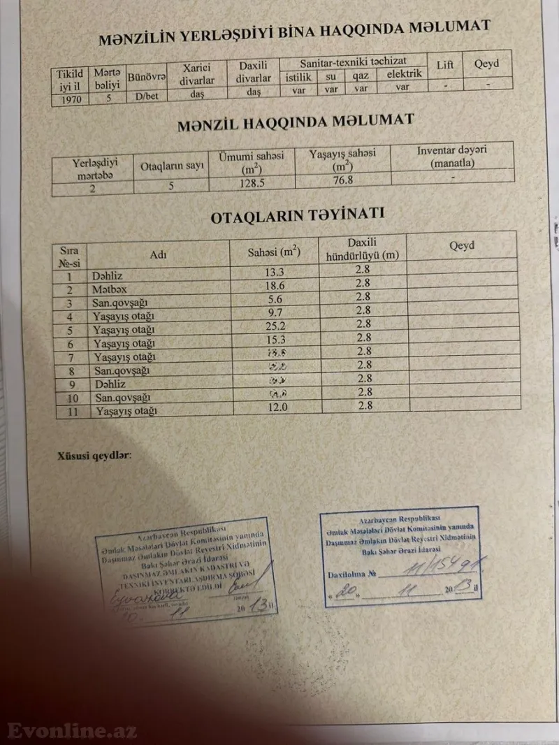 Kirayə verilir 5 otaqlı Mənzil Köhnə tikili 175 m² Nərimanov r. - şəkil 5