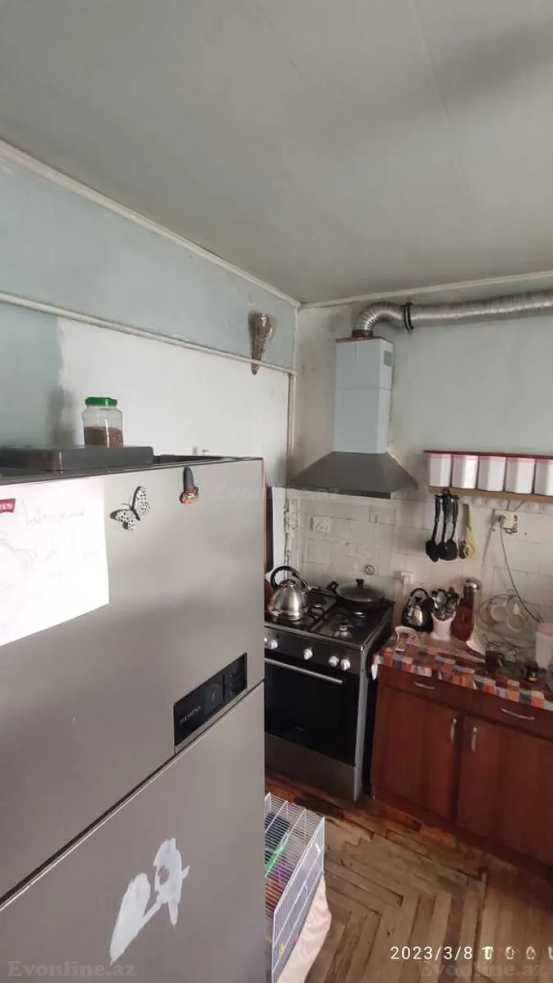 Satılır 4 otaqlı Mənzil Köhnə tikili 100 m² Gənclik m. - şəkil 4