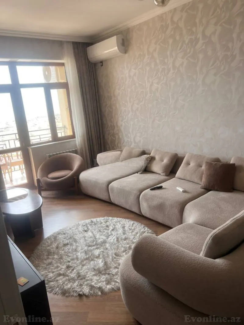 Kirayə verilir 2 otaqlı Mənzil Yeni tikili 90 m² Səbail r. - şəkil 3
