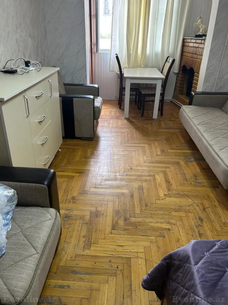 Kirayə verilir 1 otaqlı Mənzil Köhnə tikili 50 m² Xətai r. - şəkil 3