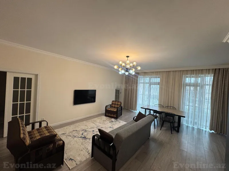 Kirayə verilir 3 otaqlı Mənzil Yeni tikili 110 m² 8 Noyabr m. - şəkil 4