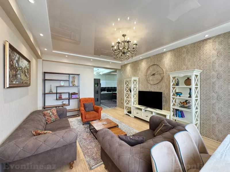 Satılır 3 otaqlı Mənzil Yeni tikili 120 m² Nəsimi r. - şəkil 2
