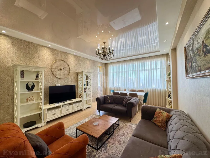 Satılır 3 otaqlı Mənzil Yeni tikili 120 m² Nəsimi r. - şəkil 3