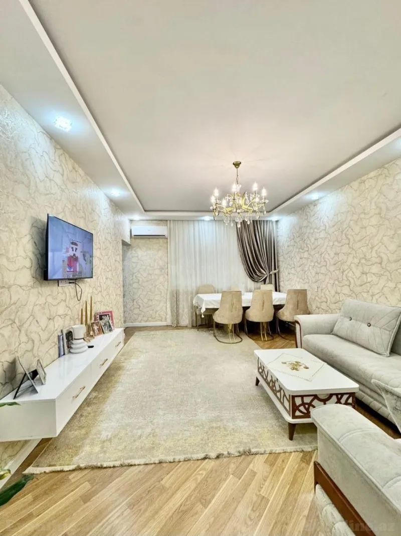 Satılır 4 otaqlı Mənzil Yeni tikili 90 m² Nərimanov r. - şəkil 2