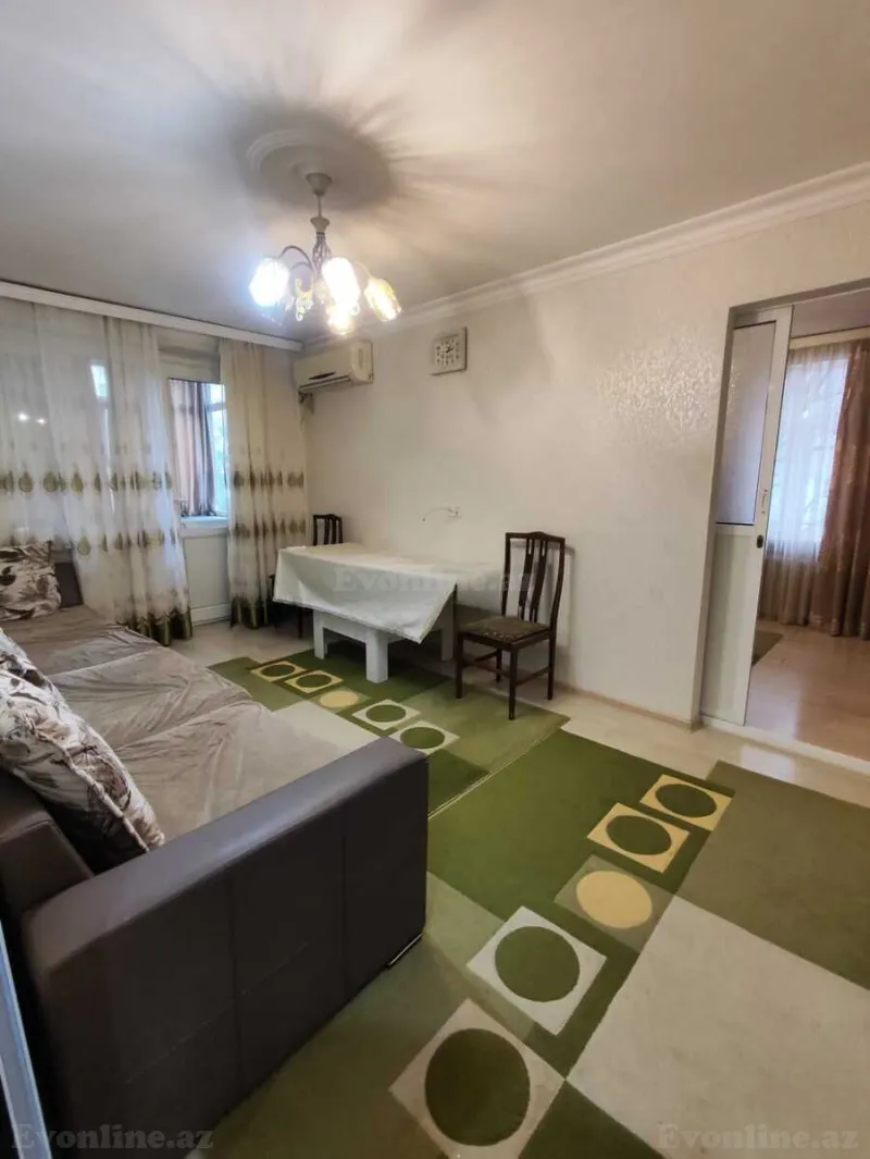 Kirayə verilir 2 otaqlı Mənzil Köhnə tikili 60 m² İnşaatçılar m. - şəkil 2