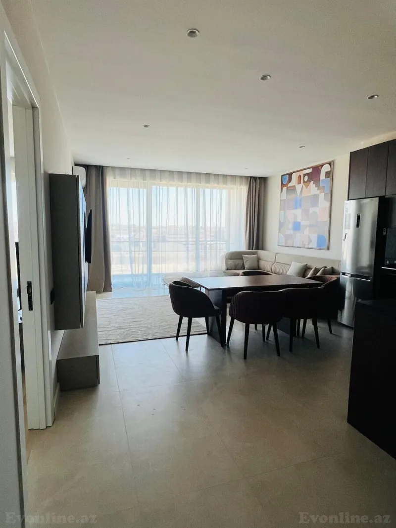 Kirayə verilir 2 otaqlı Mənzil Yeni tikili 95 m² Sabunçu r. - şəkil 2