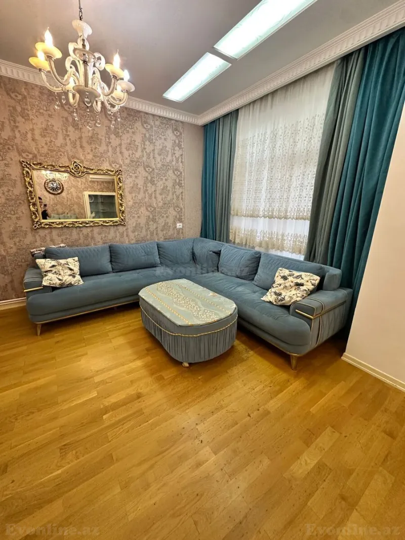 Kirayə verilir 3 otaqlı Mənzil Yeni tikili 90 m² Elmlər Akademiyası m. - şəkil 2