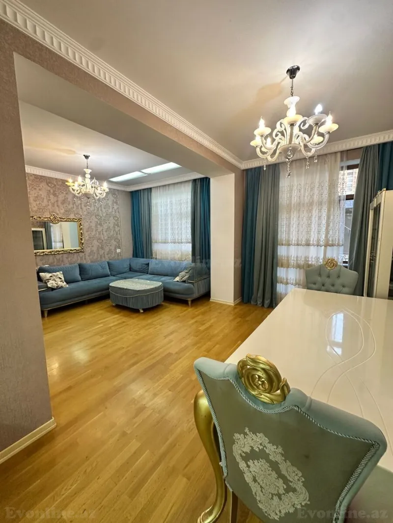Kirayə verilir 3 otaqlı Mənzil Yeni tikili 90 m² Elmlər Akademiyası m. - şəkil 4