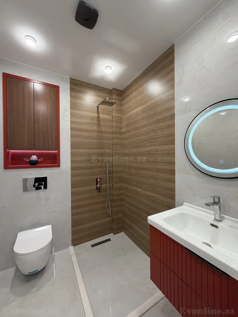 Satılır 3 otaqlı Mənzil Yeni tikili 80 m² Nəsimi r. - şəkil 17
